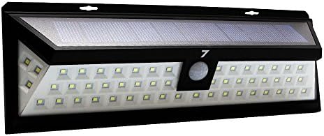 54 LED Security Lights, Solar Powered Lights Outdoor Wall Lamp Waterproof Solar Lights with 180 Degree Wide Angle Motion Sensor Solar for Garden, Patio, Walkway Lighting [Ultra Bright]