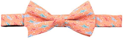 American Lifestyle Men's Marlin Bowtie, Coral, One Size