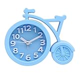 KItipeng Réveil en Ligne,Reveil Matin,Réveil de Voyage, Créatif Cartoon Mute Bike Alarm Clock,Réveil Enfant Educatif,Réveils mécaniques pour Chambre à Coucher,Horloge de Chevet,Alimenté par Piles