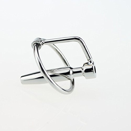 Babysbreath Edelstahl Hollow Urethral Sounding Dilatoren Penis Plug mit Glans Ringe Katheter - 3