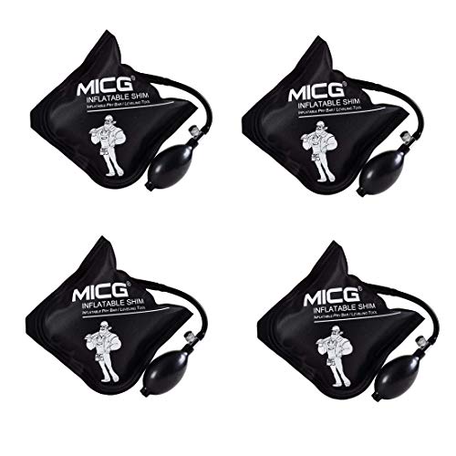 BONAKULA 3 piezas de cuña inflable para bomba de aire y herramienta de nivelación para la instalación de ventanas