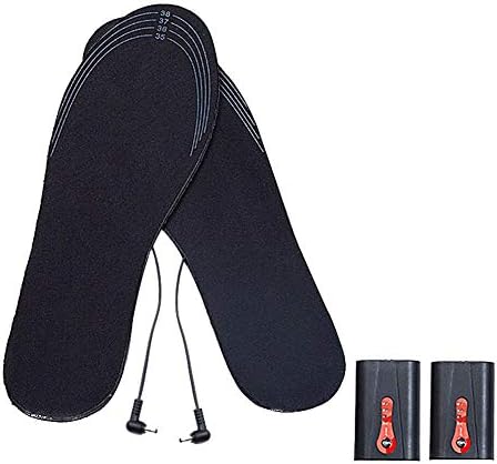 Shoe Heating Sole Deluxe Heatable Thermal With Remote Control For Feet, USB Rechargeable Heated Shoes Boot Insoles Foot Warmer Cut-to-Fit Multiple Sizes for Women Men Winter Hunting Fishing Hiking