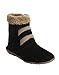 Zachho Black Velvet Feather-TPR Long Shoes RS.599.00