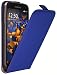 Produktbild mumbi Flip Case für Samsung Galaxy S5 / S5 Neo Tasche blau
