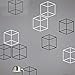 Produktbild wandaufkleber gaming 20 teile/satz DIY Cubes Pattern Home Geometrische Muster Wand Wohnkultur