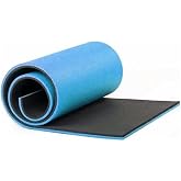 CKSpor &Ccedil;ift Taraflı Yoga Minderi Ve Spor Matı 10mm Mavi