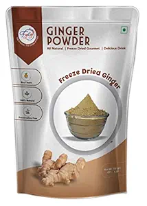 FZYEZY Natural Freeze Dried Ginger Powder for Kids and Adults - 150gm | Travel Friendly Ready to eat Readymade Healthy Snacks