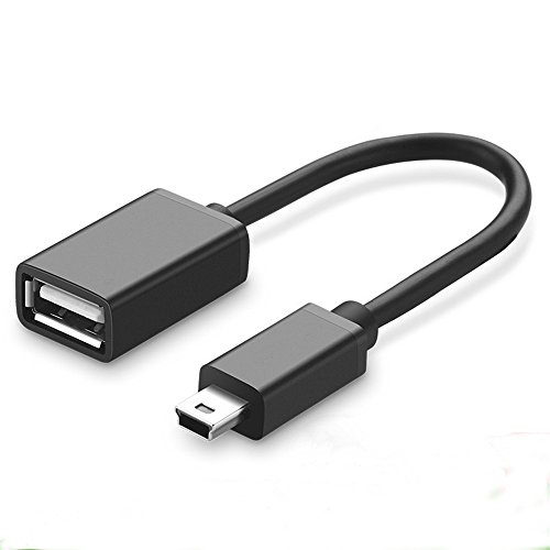 Yuchen Mini c  ble USB OTG pour appareils photo num  riques       USB A femelle vers mini USB B 5  broches m  le c  ble adaptateur