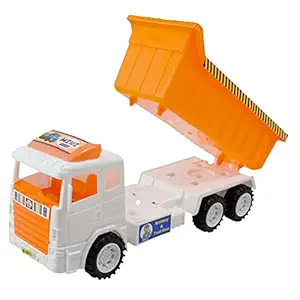 Mini Gifts - Dumper Engineering Truck Toy Vehicle for Kids, Boys, Girls, Children (Orange)