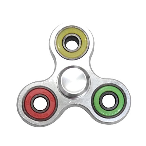 Hand Spinner Toy , Fuibo Fidget Spinner Triangle Single Finger Decompression Gyro (Sliver) Hand Spinner Toy , Fuibo Fidget Spinner Triangle Single Finger Decompression Gyro (Sliver)