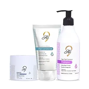 Healthy & Shiny Hair Combo 1 Smooth & Shine Hair Conditioner 150ml + Keratin Rich Hair Mask 200gm + Hair Fall Control Shampoo 300ml