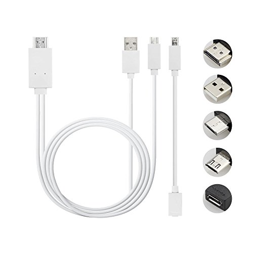 Preisvergleich Produktbild Phoebe168 HDMI-Kabel, weiß, Stück: 1