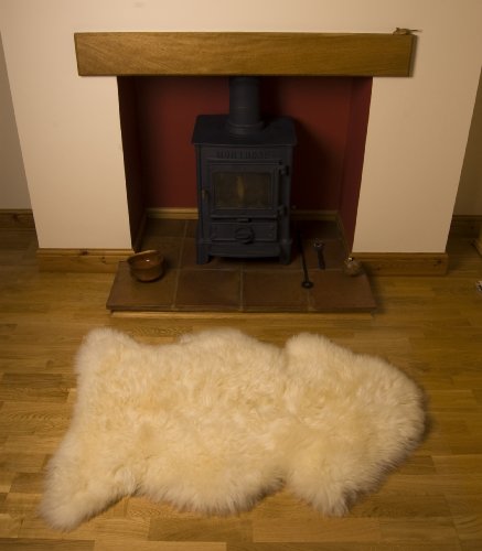 Nordvek 100% Genuine Premium Quality Natural Sheepskin Rug Full Pelt - Various Sizes Available # 601-100 - Natural, XL