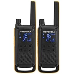 Motorola T82 Extreme PMR446 2-Way Walkie Talkie Radio Twin Pack - Jaune/Noir