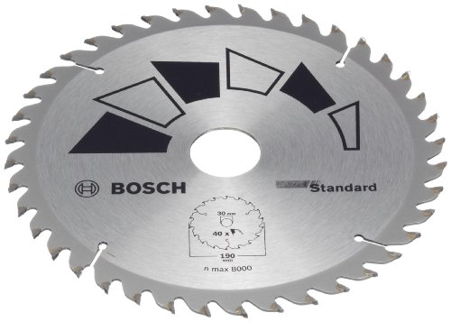 Bosch 2609256821 DIY Kreissägeblatt Basic 190 x 2.2 x 30/24,Z40