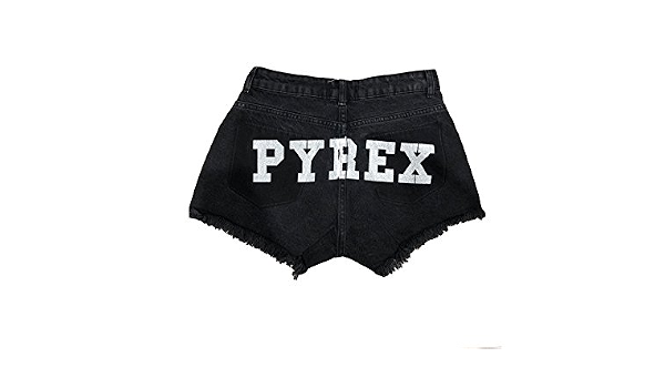 PYREx. Short Jeans (Nero, s) : Amazon.it: Abbigliamento
