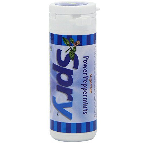 Preisvergleich Produktbild Spry Power Peppermint Xylitol Mints - Pack of 45 Tablets