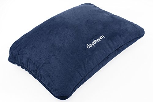 daydream: patentiertes 3-in-1 Nackenkissen mit Mikroperlen, dunkelblau - 6