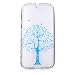 Produktbild Moto G 3rd/Motorola G3 Generation Hülle [Mit gehärtetem Glas-Bildschirmschutz], Grandoin (TM) modische flexible schöne Zeichnung aufgedruckte Muster-stoßabfangende-Gehäuse-Hülle, ausgezeichneter weicher Qualitäts-Silikon-Gummi Extra ultra dünnes buntes TPU Design-schützende Rückseiten-Abdeckungs-Hülle Ideal passend für Moto G 3rd/Motorola G3 Generation