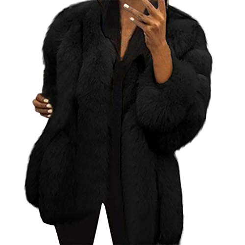 Preisvergleich Produktbild Winter Wintermantel Neue Damenmode Winterjacke Warm Kunstpelz Langarm Sweatjacke Sexy Mantel plus Outwear Winter Oberbekleidung Weihnachten Outdoorjacke Felicove