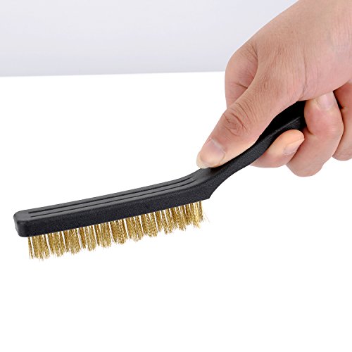 Shappy Drahtbürste Set für Reinigung von Schweißschlacke und Rost, Edelstahl und Messing, 6 Stück - 5