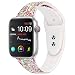 Produktbild Straper Für Watch 38mm Armband Weich Silikon Sport Ersatzarmband Uhrenarmbänder für Watch 40mm Watch Series 4 Watch Series 3 Series 2 Series 1 Blumen Frauen