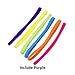 Mytoptrendz® 6 X Thick Long Stretchy Elastic Bright Colour Sports Headband Thin Forehead Alice hairbands Include purple (Neon Color)