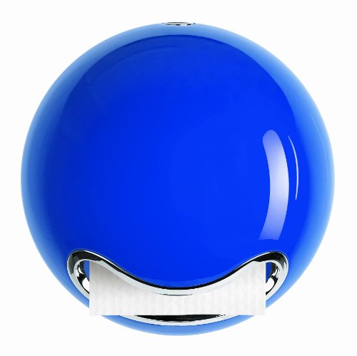Spirella 10.16463 WC-Papier Rollenhalter, Bowl, blau glänzend