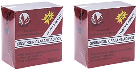 2 x Anti - Adipose Tea Ginseng , MORE Fast Weight Cellulite Loss 60 sachets