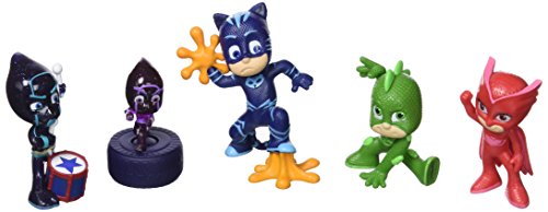 JP PJ Masks PJMasks - Figuras coleccionables (5 Unidades)