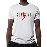 maglia bianca supreme