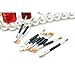 Lot of 10Pcs Double-ended Disposable Eye Shadow Applicators Lip Brush Beauty Tools