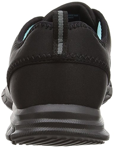 Skechers Glider Electricity, Zapatillas para Mujer, Negro-Negro, 35 EU