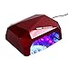 Nail Dryers,Acelectronic® 36W CCFL & LED Nail Art Lamp Dryer Gel Polish Nail Art Curing Nails With Timer (Red)