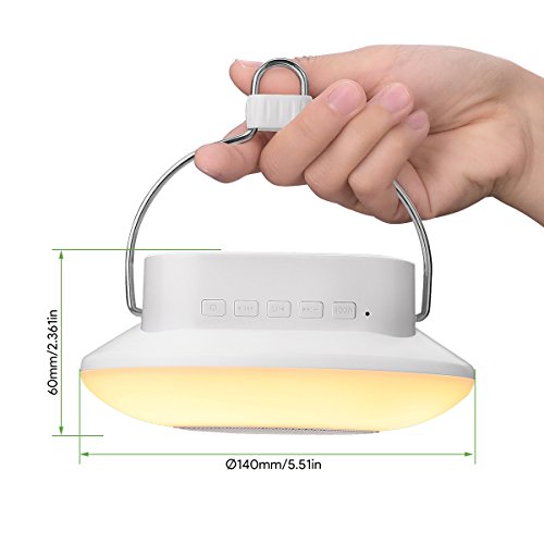 LE Bluetooth Lautsprecher Lampe, LED rgb Camping Laterne, Touch Control Stimmungslicht, usb campinglampe, FM Radio speakers, bluetooth lampe - 5