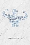 TERMINPLANER: Hobbysportler Kalender Muskelaufbau Terminkalender - Workout Wochenplaner Kraftsport Wochenplanung Bodybuilding Taschenkalender Kraftsport To-Do Liste Termine by 