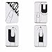 Nail Protect DANCINGNAIL 5 Pack 50 Piece Reusable Soft Plastic Nail Protector To Keep Polish Cover Polish Shield Protector