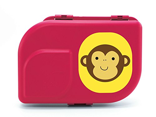 Preisvergleich Produktbild Lusciamar Nana Bio-Brotdose mit Motiv Affe / Gelb (Pink)