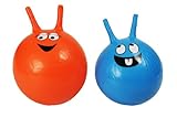 Se hincha facilmente Traditional Garden Games - Pelota con asas para saltar, color azul / naranja [modelo surtido]