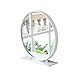 Produktbild Mirror Spiegel-Desktop Runder Spiegel/Badezimmertisch Spiegel/Schlafzimmer Übergroßer Spiegel 40/50/60/70 / 80cm (Farbe : Weiß, größe : 70cm)