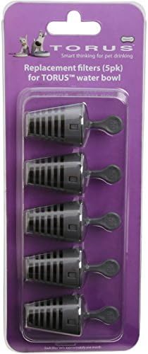 Podium Pet Products Torus Bowl Replacement Filters (Pack of 5) (One Size) (Grey)