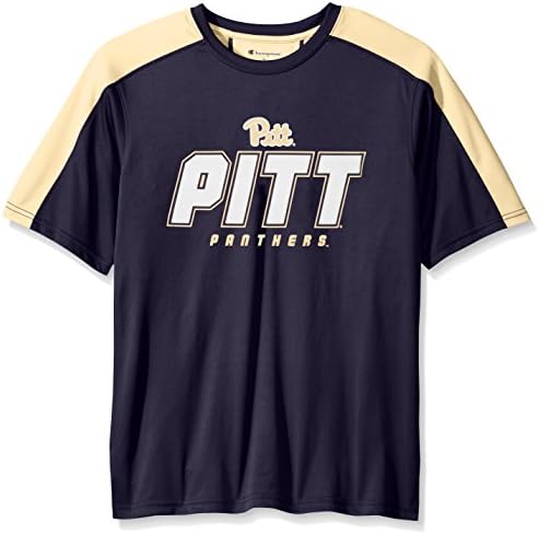 Knights Apparel Men's NCAA Impact Colorblocked T-Shirt, Navy, Medium