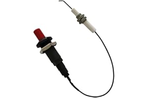 CWOQOCW Kit d'allumage piézoélectrique universel de 30 cm, allumage piézoélectrique pour barbecue à bouton-poussoir, bouton poussoir pour cheminée, gril à gaz, poêle à gaz