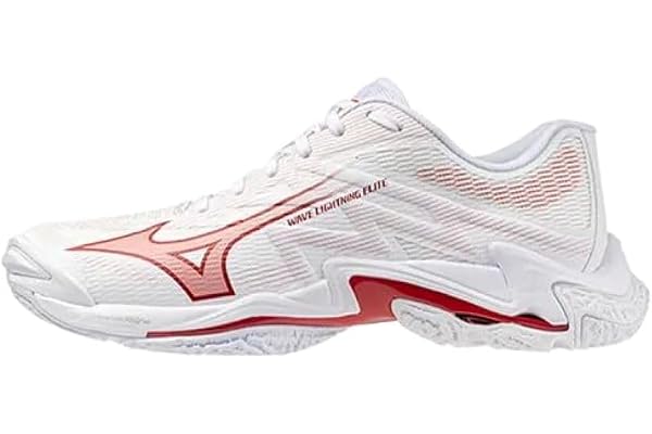 Mizuno Inomhusskor dam Wave Lightning Elite dam vitt tyg