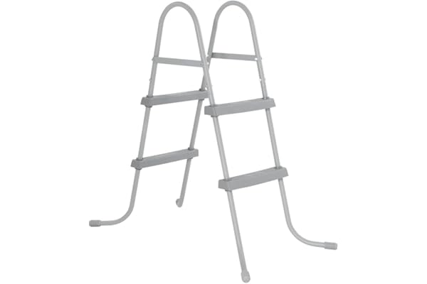 Echelle 2x2 marches pour Piscine Hauteur 84 cm