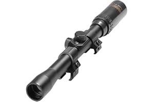 Visor telescópico Gamo 4X20 - mira telescópica para carabinas, Rifles y escopetas de balines o perdigones (Aire comprimido) con Montura de 11mm