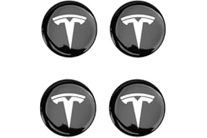 ‎SHOWEV ShowEv Tesla-Logos auf der 19"-Radkappe des Tesla Model Y (schwarz weiß)