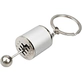 5DM-Moving Car Gear Keychain Six Speed Manual Gear Gear Gear Shifter Knob Metal Keychain