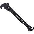 MichaelPro Dual Action Auto Size Adjusting Wrench, Self-Adjusting Quick Wrench, Multi-Size Spring Wrench, Auto Size Rapid Wrench- MP001206, Black