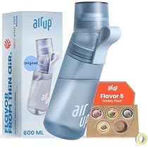 Gourde Air Up Click Squid Purple 600 Ml - Pack Démarrage Avec 5 Capsules De Goût - Sans Sucre, Sans BPA, Lavable Au Lave-vaisselle